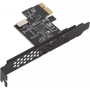 GEMBIRD UPC-U3 PCI Express USB 3.2 Gen 1 kortelė, 2x Type-A, SATA maitinimas, ASMedia mikroschemų rinkinys