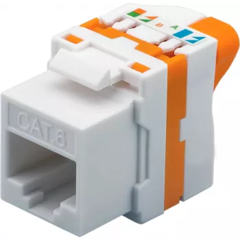 DS-IT CAT6 UTP Kiystone Jack be įrankių su Twist mechanizmu (DS-KC-UTP6-TL-T)