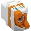 DS-IT CAT6 UTP Kiystone Jack be įrankių su Twist mechanizmu (DS-KC-UTP6-TL-T)
