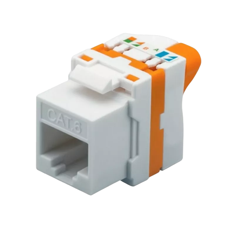 DS-IT CAT6 UTP Kiystone Jack be įrankių su Twist mechanizmu (DS-KC-UTP6-TL-T)