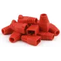 DSIT DANICOM RJ45 įtempimo mažinimo gaubtas, raudonas, 10 vnt.