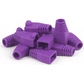 DSIT DANICOM RJ45 įtempimo mažinimo gaubtukai violetiniai, 10 vnt.