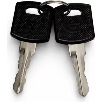 DSIT pakaitinis raktų rinkinys lauko serverių spintų durims (9U-22U) - 2 raktai, DS-KEY-OUT-M