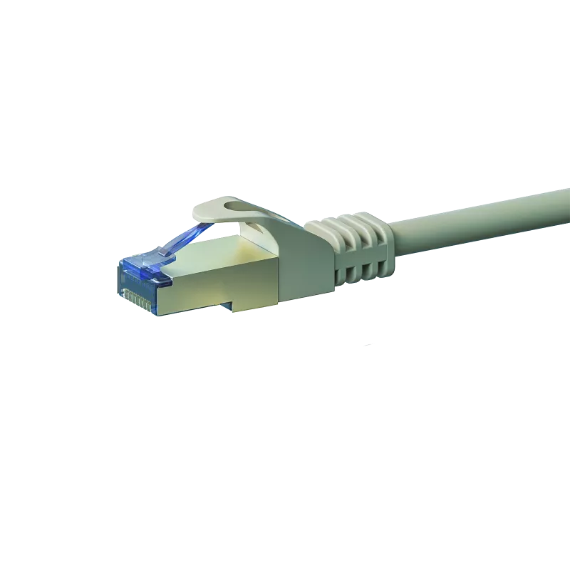 DSIT CAT 6a S/FTP LSOH jungiamasis kabelis, 1,5 m, pilkas