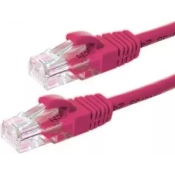 DSIT CAT5e U/UTP tinklo kabelis, 1 m, rožinis, 100% varis (DC-59-010)