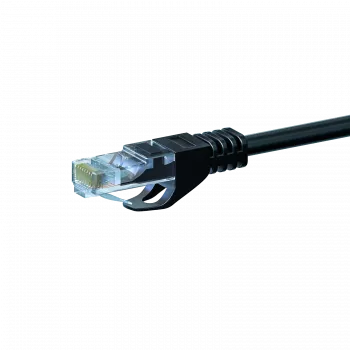 DSIT CAT5e tinklo jungiamasis laidas U/UTP 3m juodas 100% varis (DC-50-030)