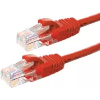 DSIT CAT5e U/UTP tinklo laidas, 7 m, raudonas, 100% varis (DC-55-075)