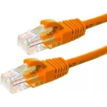 DSIT CAT5e U/UTP tinklo jungiamasis laidas, 15 m, oranžinis, 100% varis (DC-56-150)