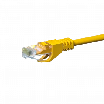 DSIT CAT5e U/UTP tinklo kabelis, 30m, geltonas, 100% vario (DC-57-300)