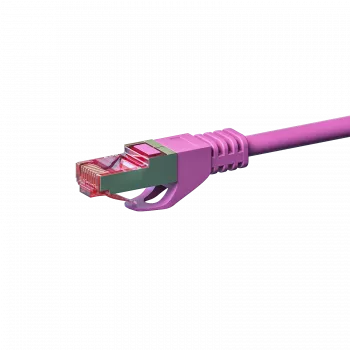 DSIT CAT 6 S/FTP LSOH tinklo jungiamasis laidas, 5 m, rožinis