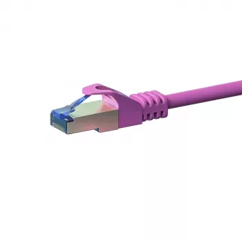 DSIT CAT 6a S/FTP LSOH tinklo jungiamasis kabelis, 30 m, rožinis, 10Gbps, 500MHz, RJ45