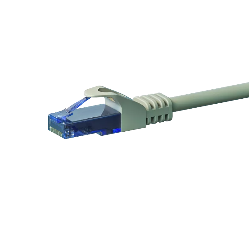 DSIT CAT6a Ethernet Patch Cable U/UTP 100% Vario 2m Pilka