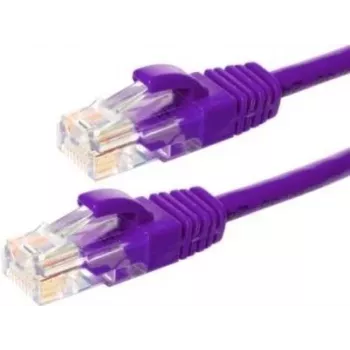 DSIT CAT6 U/UTP tinklo jungiamasis kabelis, 1,5 m, violetinis, 100% varis