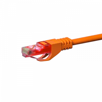 DSIT CAT6 tinklo kabelis 100% varis - U/UTP - 2 metrai - oranžinis (DC-66-020)