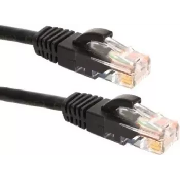 DSIT CAT6a tinklo kabelis 100% varis - U/UTP - 10 metrų - juodas (DC-U6A0-100)