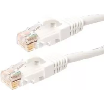DSIT CAT6 U/UTP tinklo jungiamasis kabelis, 3m, baltas, 100% varis (DC-62-030)