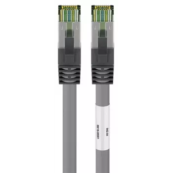 DSIT CAT 8 S/FTP PiMF tinklo jungiamasis laidas RJ45 pilkas 3m