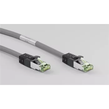 DSIT CAT 8 S/FTP PiMF tinklo jungiamasis laidas RJ45 pilkas 3m