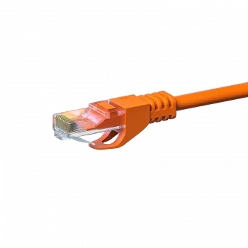 DSIT CAT 6 tinklo laidas U/UTP - 7,5 m - oranžinis - CCA (DC-C66-075)