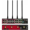 Opengear OM1304-4E 4 prievadų RS232 serijinis modulis su 4 prievadų Gigabit Ethernet perjungikliu, programiškai parenkamas X1/X2 kontaktų išdėstymas