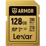 Lexar Professional ARMOR GOLD 128GB SDXC UHS-II V60 atminties kortelė (LSDAMGL128G-RNNNG)