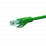 DSIT CAT5e U/UTP Ethernet Patch Laidas, 0,25 m, žalias, 100% varis (DC-53-002)