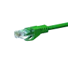 DSIT CAT5e U/UTP Ethernet Patch Laidas, 0,25 m, žalias, 100% varis (DC-53-002)