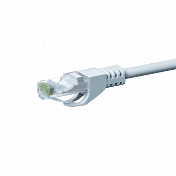 DSIT CAT5e U/UTP tinklo jungiamasis kabelis, 20 m, baltas, 100% varis, RJ45, 1 Gbps