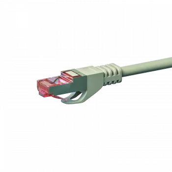 DSIT Cat 6 S/FTP LSOH trumpasis tinklo laidas, 0,25 m, pilkas