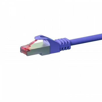 DSIT CAT 6 tinklo kabelis LSOH - S/FTP - 0,50 m - violetinis (DC-S68-005)