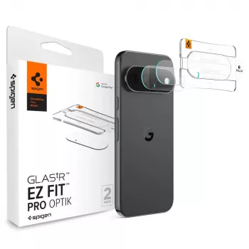 Spigen Optik Pro Glas.tR EZ Fit fotoaparato apsauga 2 vnt. Google Pixel 11 Pro – skaidri