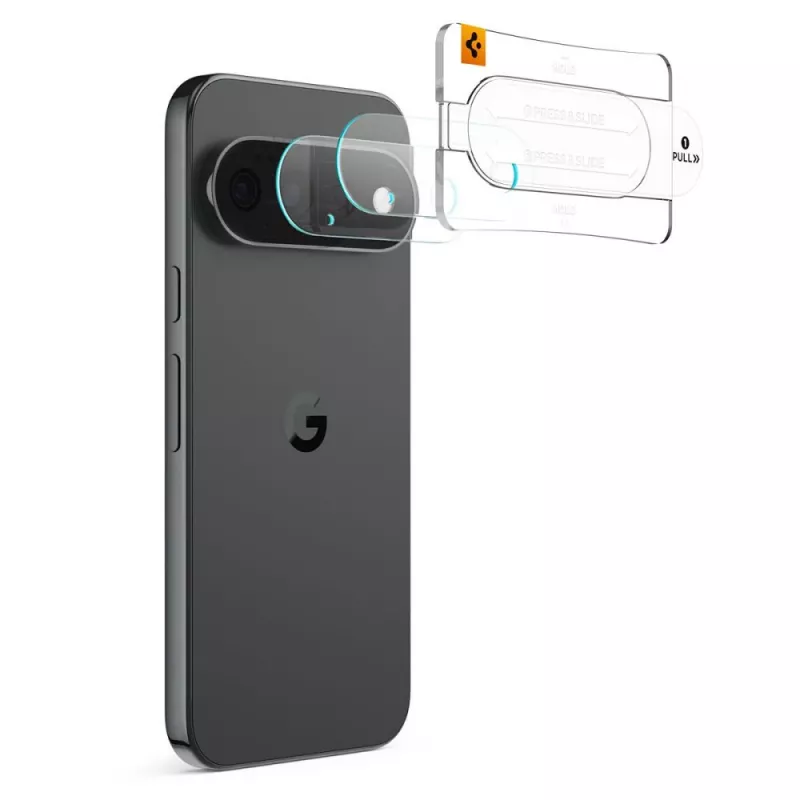 Spigen Optik Pro Glas.tR EZ Fit fotoaparato apsauga 2 vnt. Google Pixel 11 Pro – skaidri
