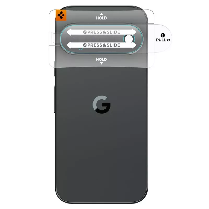 Spigen Optik Pro Glas.tR EZ Fit fotoaparato apsauga 2 vnt. Google Pixel 11 Pro – skaidri