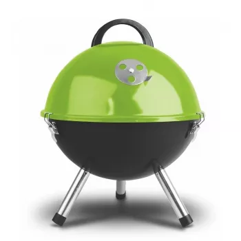 FIELDMANN FZG 1000G anglies (charcoal) kepsninė, 44 cm chromuotos grotelės, emaliuotas plieninis korpusas, trikojis stovas, išimamas pelenų indas, juoda