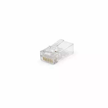 DSIT CAT5e UTP RJ45 kištukas kietai ir vytai laidai, 10 vnt.