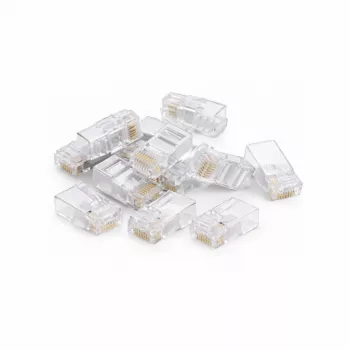 DSIT UTP RJ45 CAT6a tinklo jungtis lanksčiems kabeliams - 10 vnt.