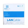 DSIT CAT6 S/FTP kieto vario tinklo įrengimo kabelis, 100m, pilkas