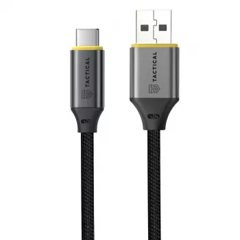 Tactical Fast Rope Aramid 2.0 kabelis USB-A/USB-C 1m