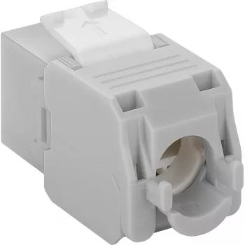 DS-IT CAT6a UTP Kiystone tinklo lizdas - be įrankių - pilkas (DS-KC-UTP6A-TL-2)