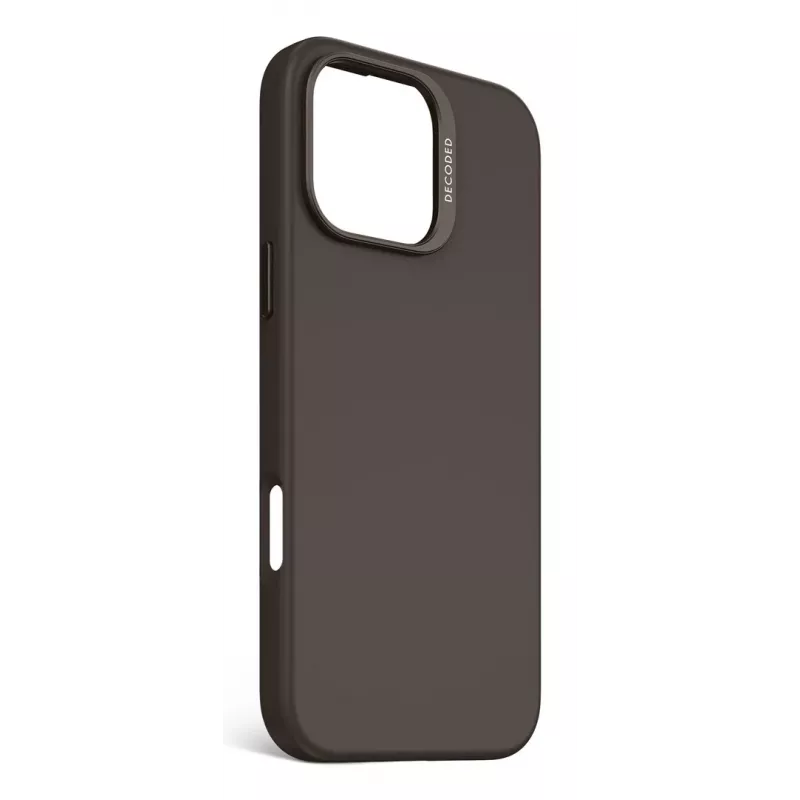 DECODED Antimicrobial Silicone Case iPhone 16 Pro Max MagSafe juodos spalvos