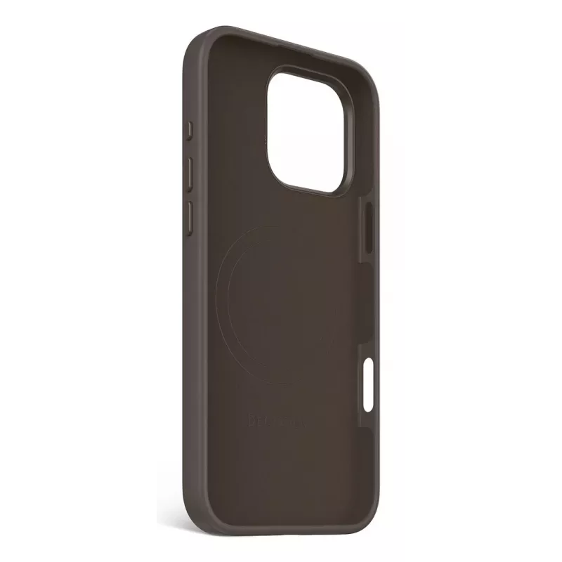 DECODED Antimicrobial Silicone Case iPhone 16 Pro Max MagSafe juodos spalvos