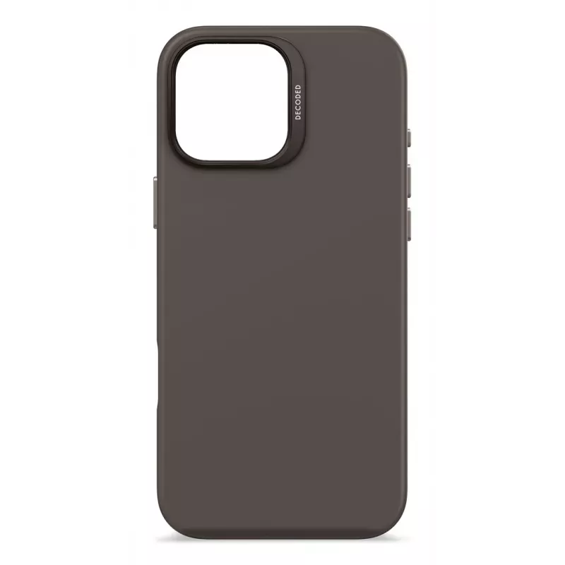 DECODED Antimicrobial Silicone Case iPhone 16 Pro Max MagSafe juodos spalvos
