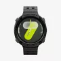 Spigen Rugged Armor dėklas Samsung Galaxy Watch 8 / 9 (44 mm) išmaniesiems laikrodžiams, matinė juoda spalva, ACS10006