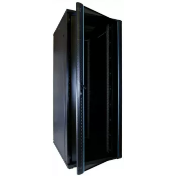 DSIT DS8042 42U 19 inch Serverio spinta su grūdinto stiklo durimis, 800x1000mm, juoda