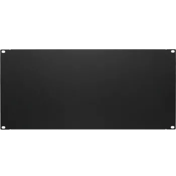 DS-IT 19 inch 5U aklina plokštė stelažui, plieninė, juoda DS-Blind5