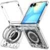 SPIGEN Ultra Hybrid Pro MagSafe dėklas, skirtas Samsung Galaxy Z Flip8 Neo One – skaidrus