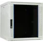 DSIT 12U sieninis serverio spintelis su stiklo durimis, baltas, 600x600x635 mm