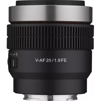 Objektyvas Samyang V-AF 20mm T1.9 skirtas Sony (F1213506101)