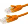 DSIT CAT5e U/UTP tinklo kabelis, 3m, oranžinis, 100% varis