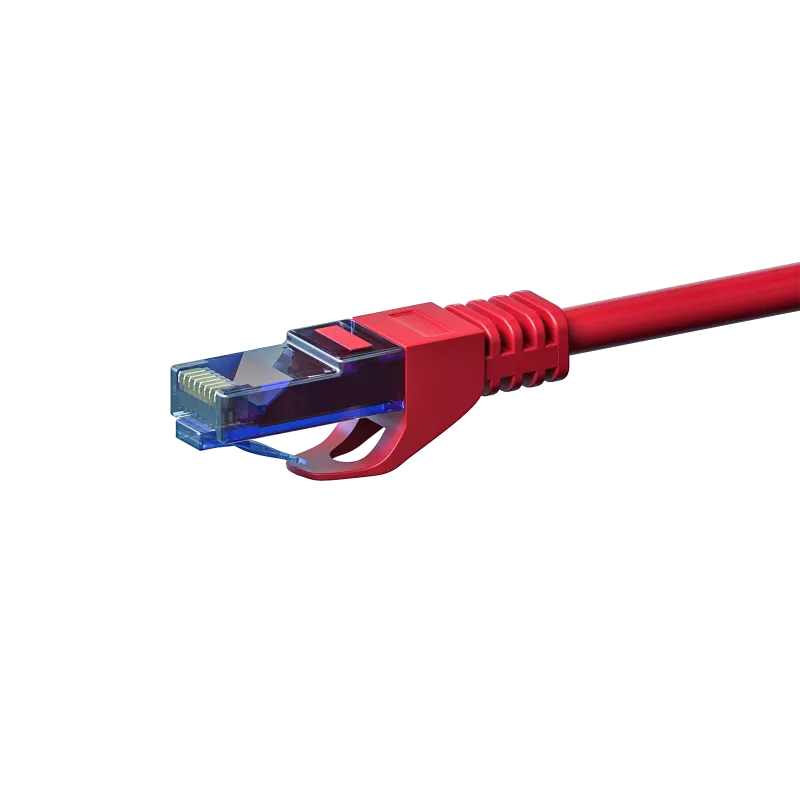 DSIT CAT6a Ethernet Patch Laidas 100% Varis U/UTP 3m Raudonas